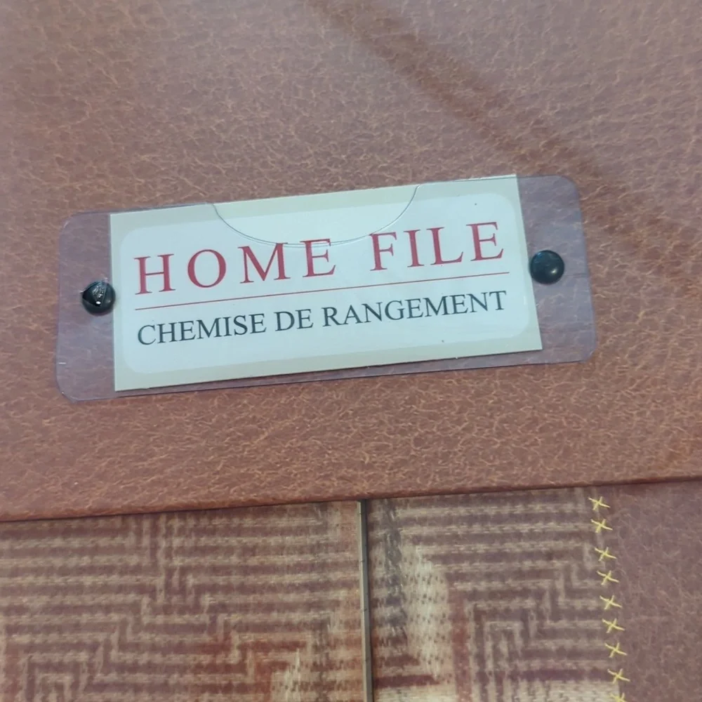 Russet Textile Collection Home File + Two Notebooks